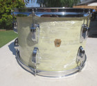 Ludwig Vintage White Marine Pearl 9x13 Tom 1960s Nice 