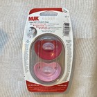 Nuk Orthodontic Silicone Bpa-free Pacifier 6-18m Pink white Flowers 2-pack