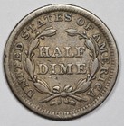 1853 Seated Liberty Half Dime   Natural Uncleaned   Vf-xf   209090