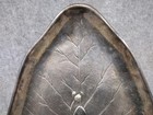 Antique Reed   Barton 1400 Silver Plated Lily Pad Leaf 20  Serving Tray