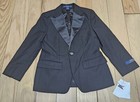 Nwt Polo Ralph Lauren Boys Black 2-piece Wool Unhemmed Tuxedo