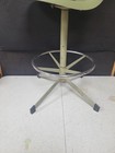 Vintage Green Cosco Bar Stool Mid-century Swivel Base
