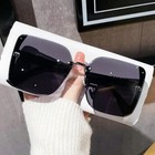 Luxury Fashion  Oversized Square Sunglasses Women Outdoor Shades Glasses