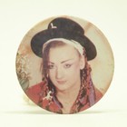 Culture Club Boy George Pin Button Vintage 1980s Pop Badge Pinback  lot Of 7 
