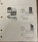 84 Piece Stamp Collection Ephemera   Two First Day Cover Catalogs 1962 Vintage