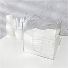 Plymor Clear Acrylic Napkin Holder  6 25 h X 6 25 w X 6 25 d  holds 6  Napkins 