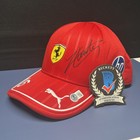 Charles Leclerc Signed Hat Ferrari Formula 1 F1 Beckett Bas Coa