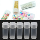 20pcs 5ml Small Plastic Sample Bottles Screw Cap Vials Travel Storage Jars New