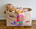 Large Plush Toy Lot W  Fabric Storage Bin     Stuffed Animals   Dolls
