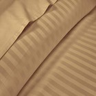 100  Cotton 1000 Thread Count Taupe Stripes Choose Sheets Or Duvet Covers