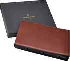 Gallaway Leather 7 Ring Checkbook Binder For Business Checks  Pu Leather Check