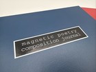 Magnetic Poetry  Composition Journals Set Of 2 Red Blue Lots Of Words 11 X 8 5   