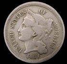 1881 3 Cent Nickel- Choice Fine -rpd   Fs-301- Smh617