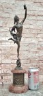 Bronze Figure Lady Fortuna Signed Giambologna Sculptures Hot Cast Figurine Decor