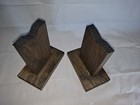 Model Boat ship  display Stand Only  Med  size 7 In High  Dark Walnut Reversible