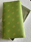 Dooney   Bourke Leather Continental Clutch Wallet Green Apple Color