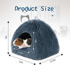 Guinea Pig Bed Plush Calming Hideout  Warm Rabbit Hide For Hamsters Hedgehogs Fe