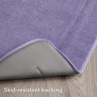 Oliver Brown - Terry Bath Mats Set Of 2 Memory Foam Bath Rugs Non-slip 100