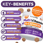 Dog Multivitamin Chewable Vitamins Supplements With Glucosamine 170 Chews