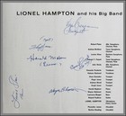 Lionel Hampton     Rare Vintage Original 1961 European Concert Program   signed  