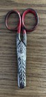 Antique Leaf Design Sewing Scissors Usa 4   