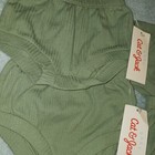 Infant Nb New Born Green Shorts  Diaper Covers  Cat Jack  Lot Of 4  New
