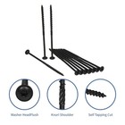 Lag Screws 6 Inch  50pcs Heavy Duty Construction Screw  Structural Wood Screw   