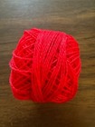 Crochet embroidery Thread Cotton Yarn Persian Red Dmc  666 - 10 Rolls