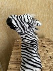 Plush Zebra Head Stage Puppet 13    Nwt New - Compare To Folkmanis