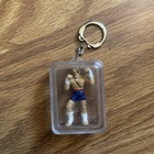 Vintage Capcom 1992 Bandai Street Fighter Sagat Mini Figure Keychain Retro