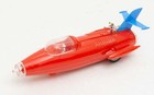 Rare 1960s Hong Kong  Red Space Explorer Space Ship Rocket  Boxed