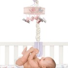 Lambs   Ivy Baby Blooms Pink Butterfly Musical Baby Crib Mobile Soother Toy