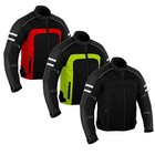 Men   s Breathable Motorcycle Jacket With Ce Armor Summer Riding X-small Green