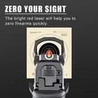 Laser Bore Sight Sighter Boresighter Gun Red Dot Laser Cartridge Include Battery
