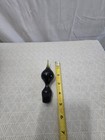 Vintage Mcm  Glass Bottle Stopper In Olive Green    stopper Only   4    In Size