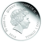 2018 50 Years Of Hot Wheels 1oz  1 Silver Proof Coin