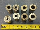 8pc Lot Of 1-1 4  Od Milling Chuck Collet Sleeves Tool Holders Cnc Lathe 1 25
