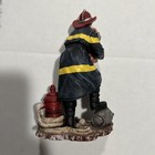 Firefighter Red Hats Of Courage Hero 6  Miniature Figurine Fireman