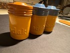 Vintage Kodak Metal Film Canisters Container 3 Multi-color Cap Embossed 35mm