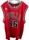 Pau Gasol Chicago Bulls Nba Adidas Men s Red Official Jersey - Large