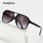 Retro Oversized Sunglasses Men Women Fashion Pilot Polarized Sun Glasses