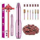 Electric Nail Drill  Professional Acrylic Nail Drills Machine For Gel  Pink
