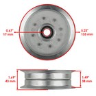 Flat Idler Pulley For Mtd Cub Cadet 75605034a 756-05034a 756-05034 75605034
