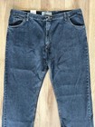 Nwt Wrangler Authentics Men   s Relaxed Fit Straight Leg Dark Wash Jeans 42 X 30