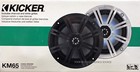 Wakeboard Tower Speaker Light Combo Black Kicker 45km654cw 6 5  Marine Speakers