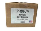 New 1 Coil Polyester Cord Strapping 1 2  X 1500  700  P-40tcw