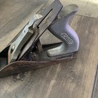 Vintage Stanley Bailey No  3 Smooth Bottom Plane Cast Aluminum Handle Wood Knob