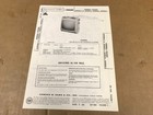 Vintage Photofact Folder - 805-1 - Admiral Tv Chassis - G21d20-1 -2