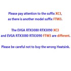 For Evga Rtx3080 Rtx3090 Xc3 Series Heatsink Cooling Fan  without Pcb Board 