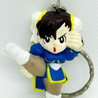 Vintage Capcom Bandai Street Fighter Chun-li Mini Figure Keychain Retro
